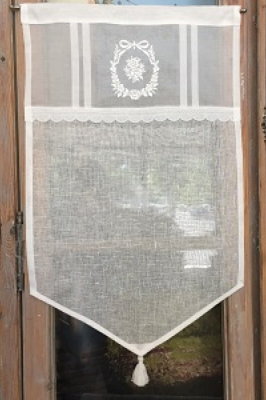 petit rideau lin sur mesure